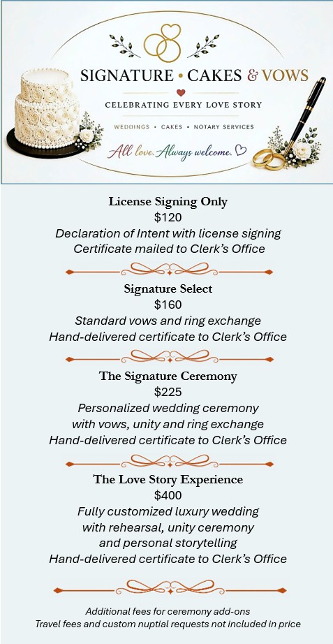 Wedding Pricing